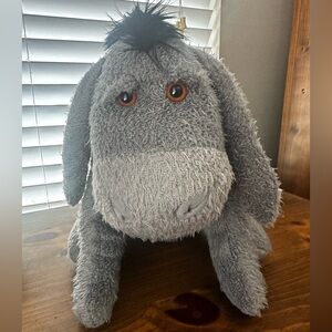 Rare Disney Parks Eeyore “Christopher Robin” Movie Plush Collectible. 14”